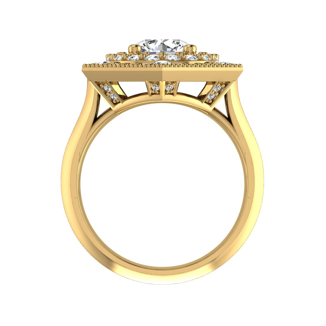 Raelyn Halo Engagement Ring